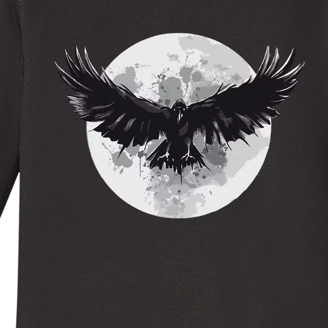 Raven Moon Baby Long Sleeve Bodysuit