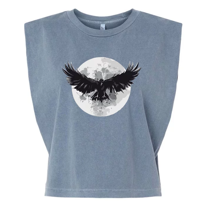 Raven Moon Garment-Dyed Women's Muscle Tee