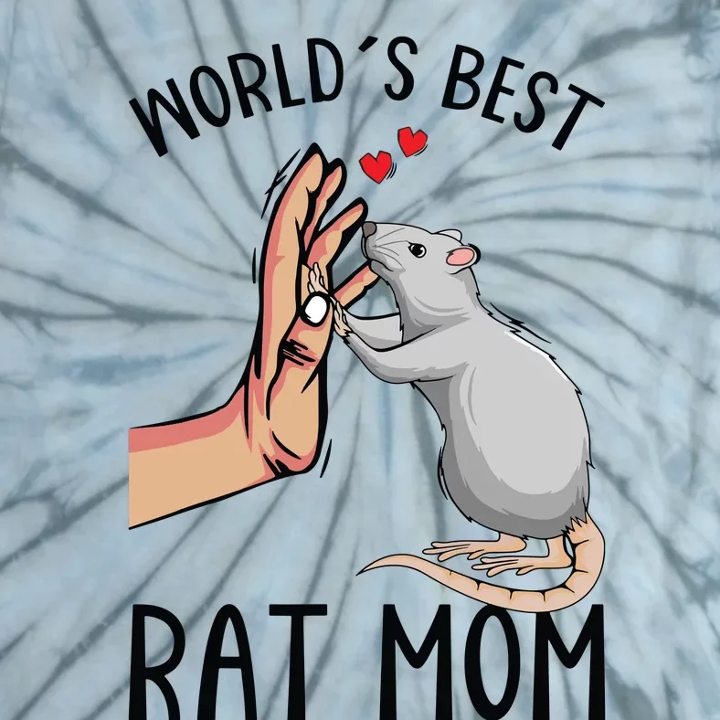 Rat Mom Rats Lover Women Girl Tie-Dye T-Shirt