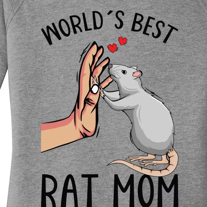 Rat Mom Rats Lover Women Girl Women's Perfect Tri Tunic Long Sleeve Shirt