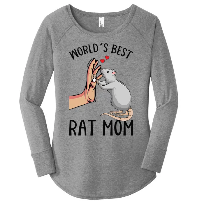 Rat Mom Rats Lover Women Girl Women's Perfect Tri Tunic Long Sleeve Shirt