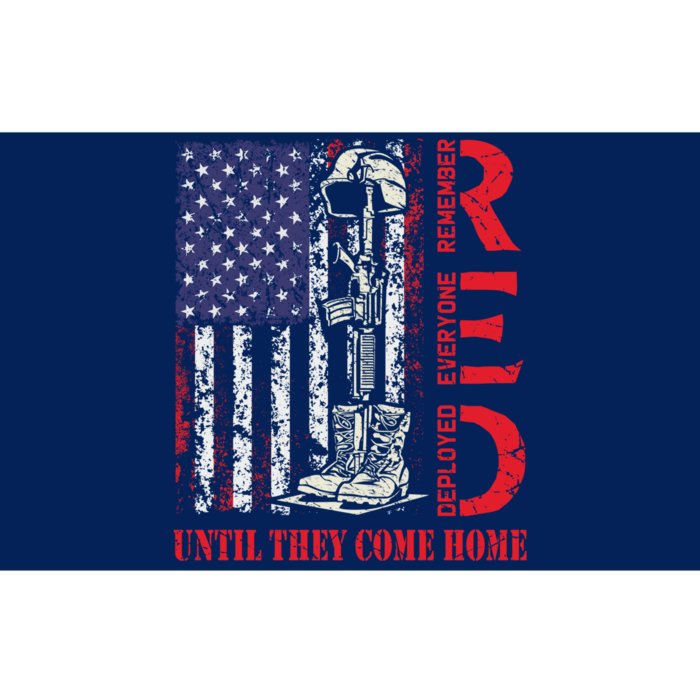 R.E.D. Military Remember Everyone Deployed Usa Flag Bumper Sticker