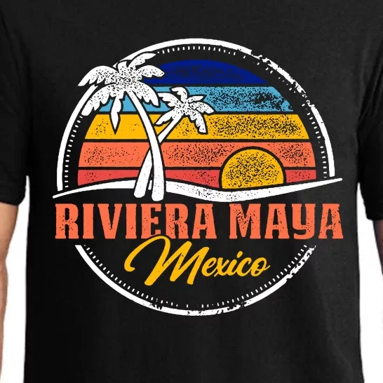 Riviera Maya Retro Sunset Pajama Set