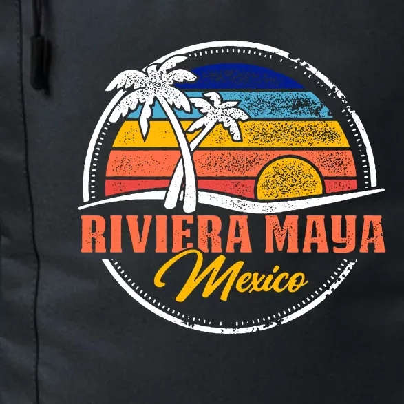 Riviera Maya Retro Sunset Daily Commute Backpack