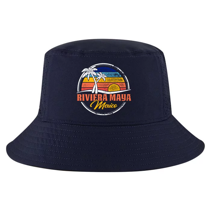 Riviera Maya Retro Sunset Cool Comfort Performance Bucket Hat