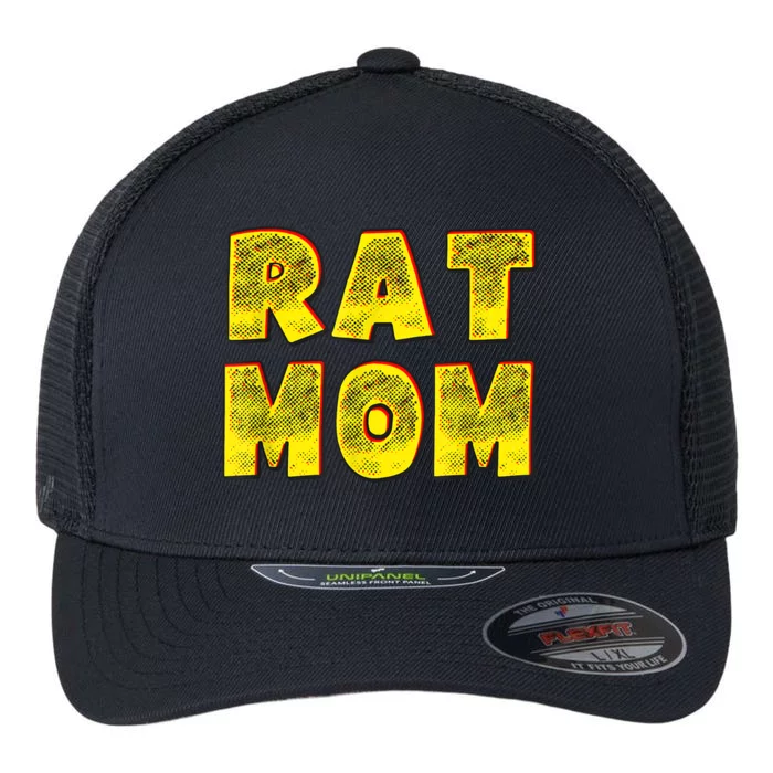 Rat Mom Flexfit Unipanel Trucker Cap