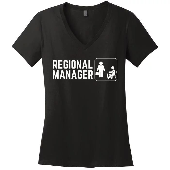 Regional Manager Women's V-Neck T-Shirt