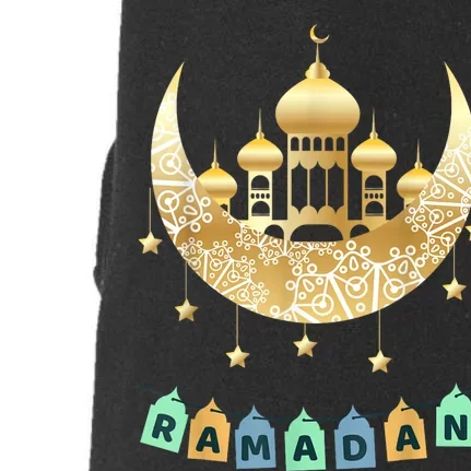 Ramadan Mubarak Ramadan Idea For Muslim Doggie 3-End Fleece Hoodie