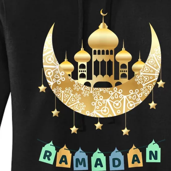 Ramadan Mubarak Ramadan Idea For Muslim Women's Pullover Hoodie