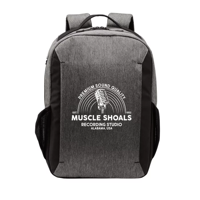 Retro Muscle Shoals Recording Studio Alabama USA Logo Vector Backpack