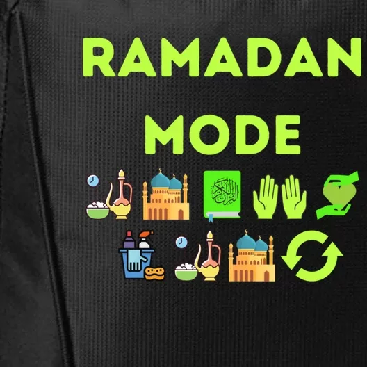 Ramadan Mode Suhoor Pray Quran Dua Sadaqa Iftar Tarawih Meaningful Gift City Backpack