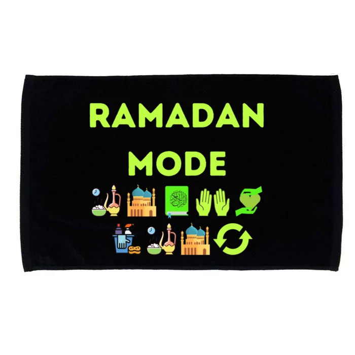 Ramadan Mode Suhoor Pray Quran Dua Sadaqa Iftar Tarawih Meaningful Gift Microfiber Hand Towel