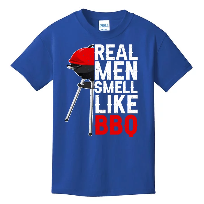 Real Men Smell Like BBQ Kids T-Shirt