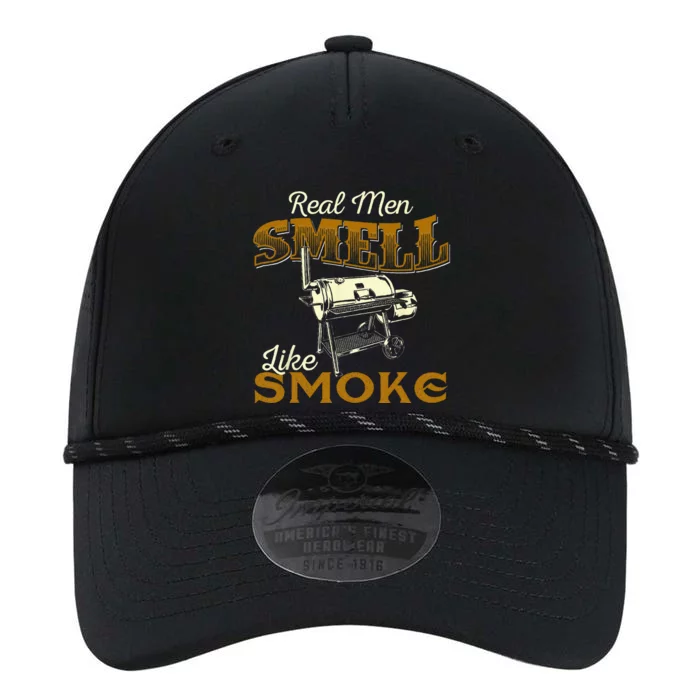 Real Men Smell Like Smoke Pitmaster BBQ Smoker Grilling Performance The Dyno Cap