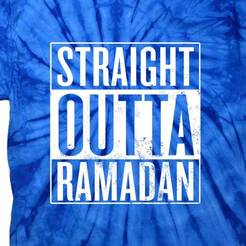 Ramadan Mubarak Straight Outta Ramadan Gift Tie-Dye T-Shirt