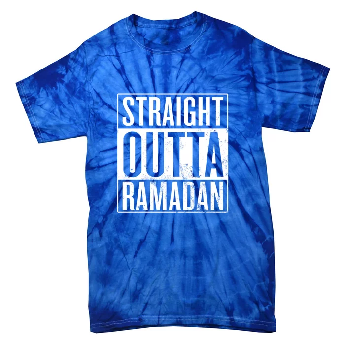 Ramadan Mubarak Straight Outta Ramadan Gift Tie-Dye T-Shirt