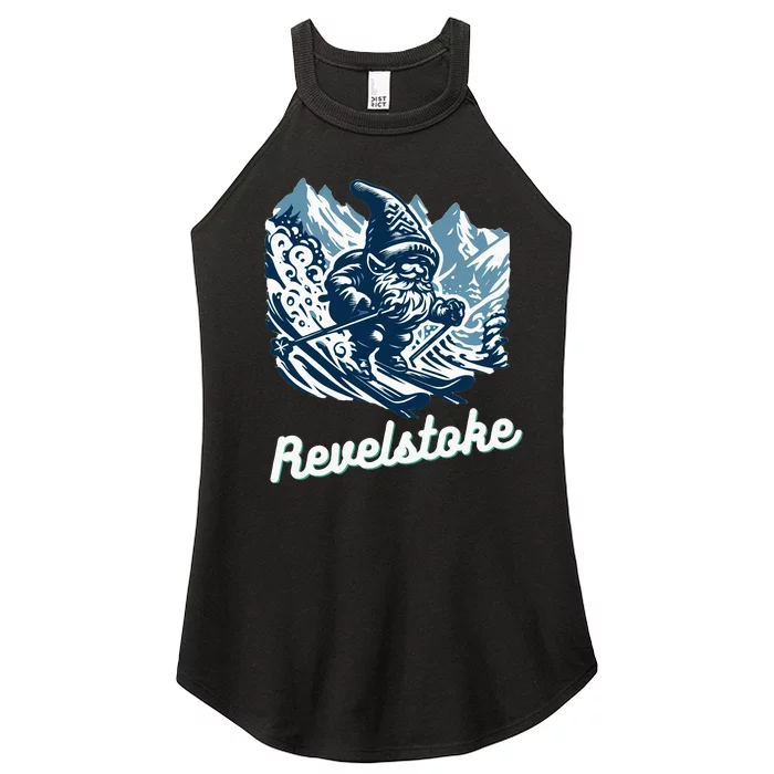 Revelstoke Mountain Ski Resort Gnome Adventure Hike Camp Women’s Perfect Tri Rocker Tank