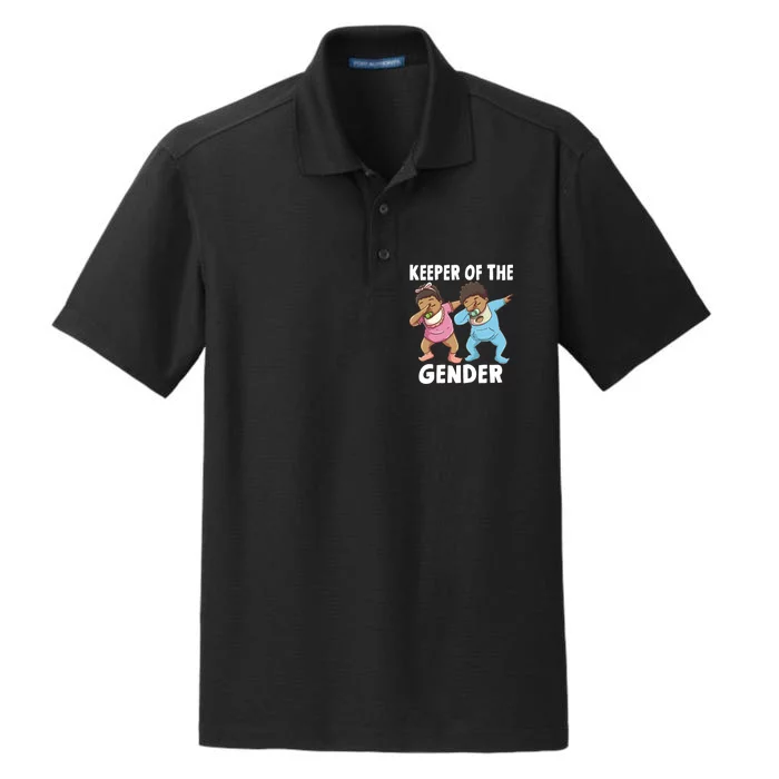 Keeper of the Gender Reveal Dry Zone Grid Performance Polo