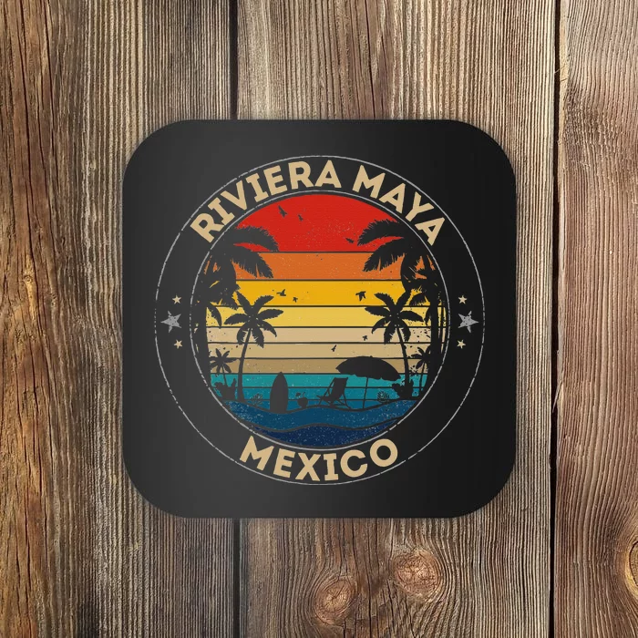 Riviera Maya Souvenir Mexico Reminder Coaster