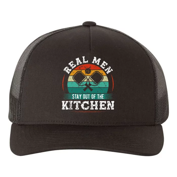 Real M.E.N Stay Out Of The Kitchen Pickleball Yupoong Adult 5-Panel Trucker Hat