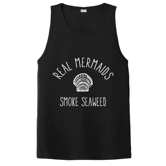 Real Mermaids Smoke Seaweed Performance Tank