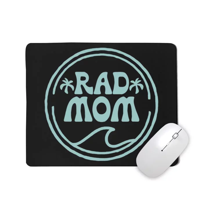 Rad Mom Surf Matching Birthday The Big One 1st Birthday Mousepad