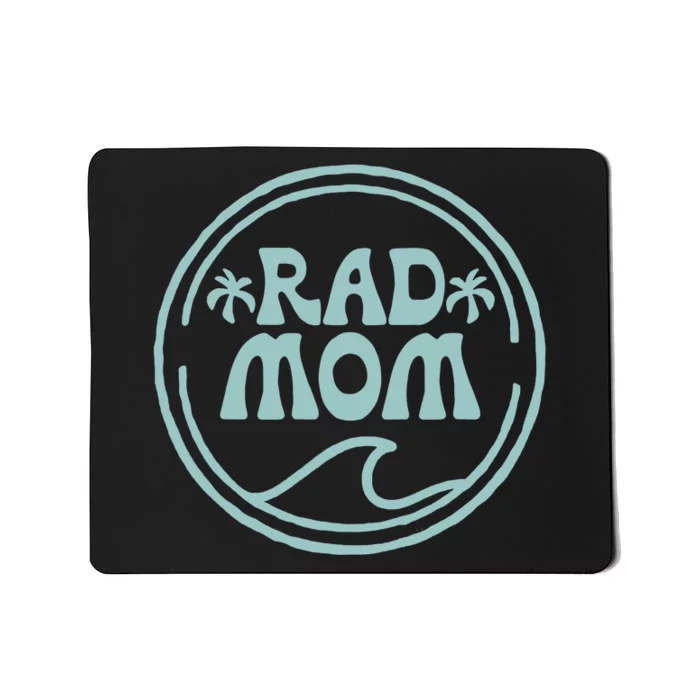 Rad Mom Surf Matching Birthday The Big One 1st Birthday Mousepad