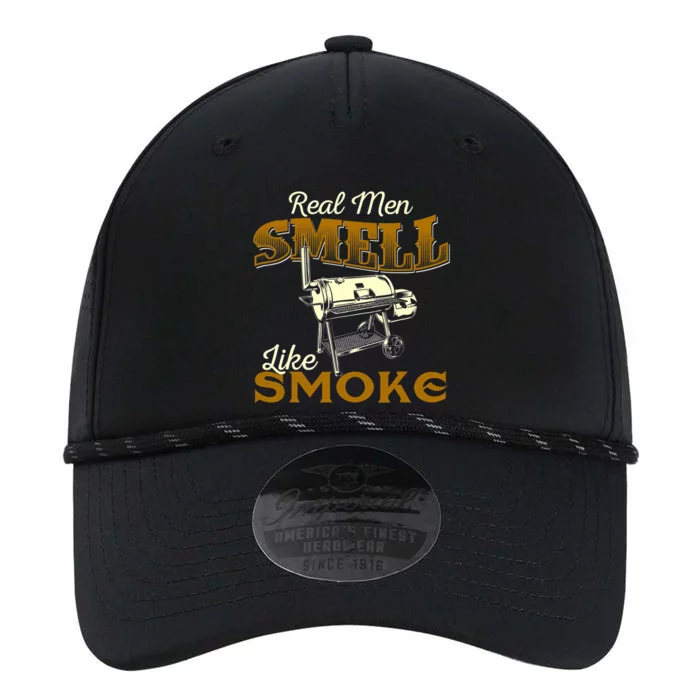 Real Men Smell Like Smoke Pitmaster BBQ Smoker Grilling Performance The Dyno Cap