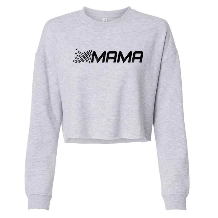 Racing Mama Sport Cropped Pullover Crew