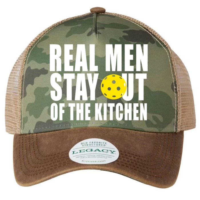 Real Men Stay Out Of The Kitchen Pickle Ball Legacy Tie Dye Trucker Hat