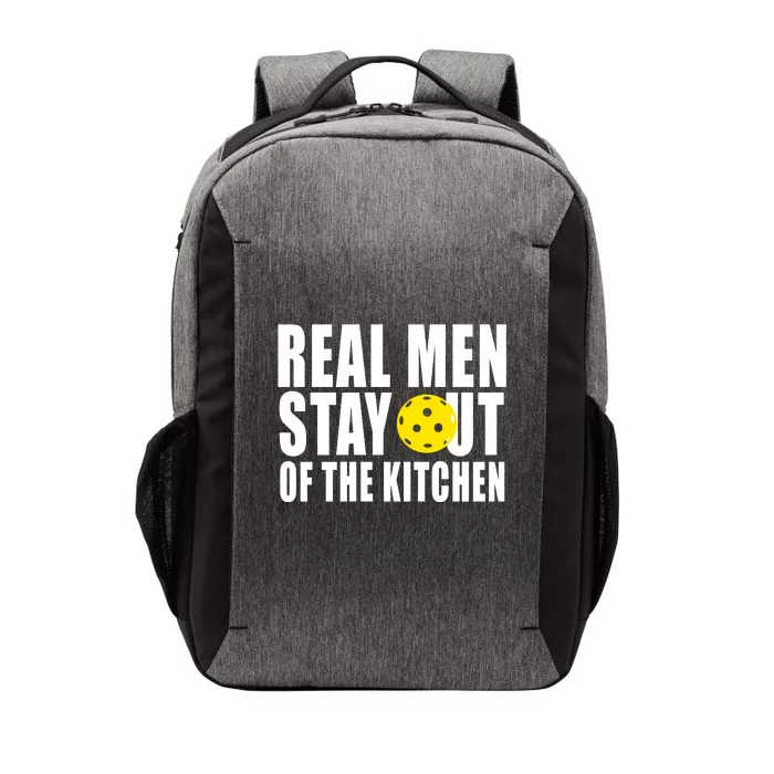 Real Men Stay Out Of The Kitchen Pickle Ball Vector Backpack