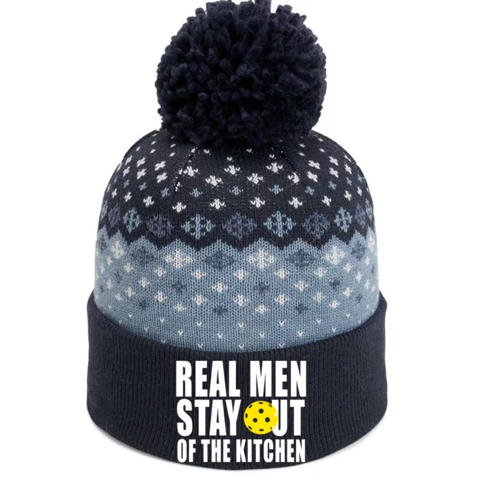 Real Men Stay Out Of The Kitchen Pickle Ball The Baniff Cuffed Pom Beanie