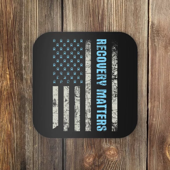 Recovery Matters Sobriety Anniversary Sober AA NA Coaster