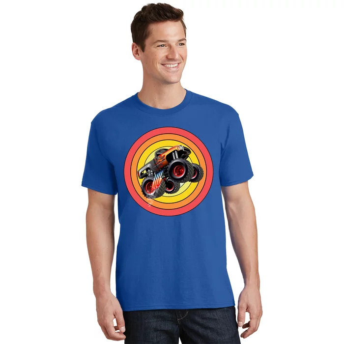 Retro Monster Truck Show Gift Vintage Monster Trucks Gift T-Shirt