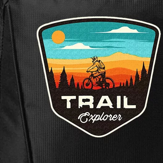 Retro MTB Trail Mountain Bike Biking Cycling Enthusiast Idea City Backpack