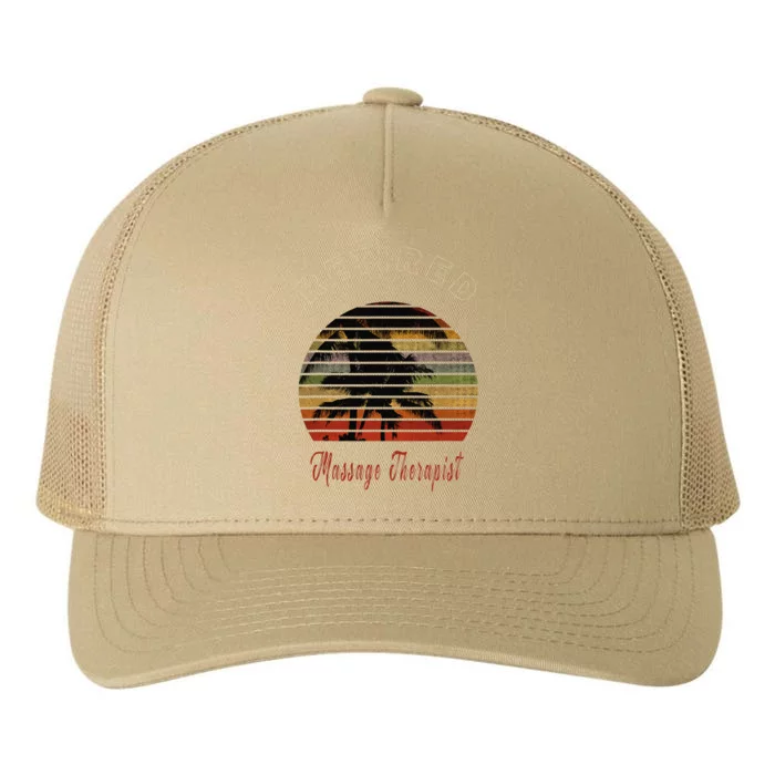 Retired Massage Therapist Retirement Gift Beach Yupoong Adult 5-Panel Trucker Hat