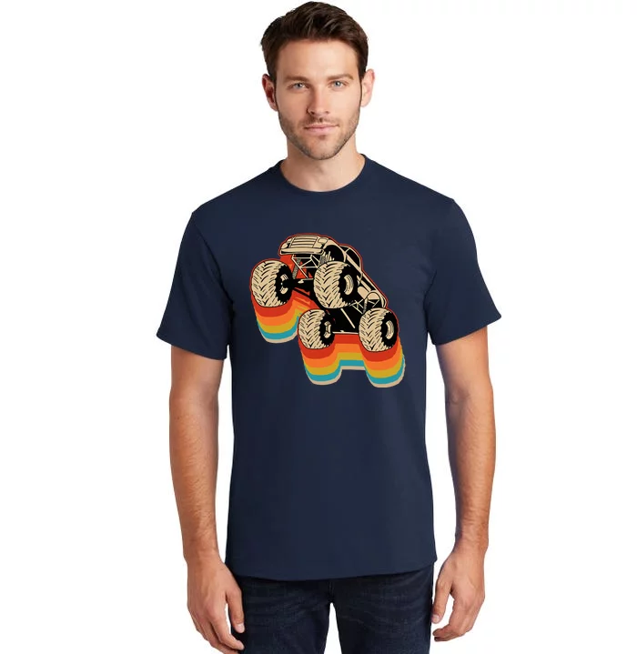 Retro Monster Truck Big Style Truck Tall T-Shirt