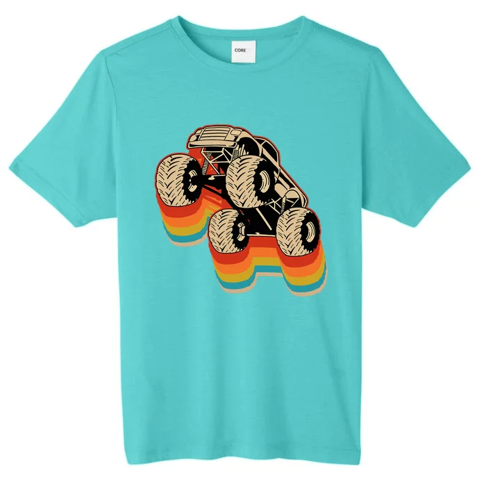 Retro Monster Truck Big Style Truck ChromaSoft Performance T-Shirt