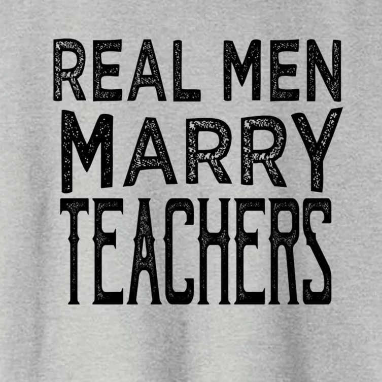 Real Marry Teachers Gift Women's Crop Top Tee