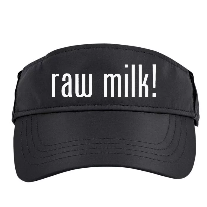 Raw Milk Traditional Dairy Advocate Adult Drive Performance Visor