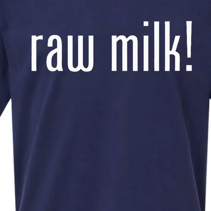 Raw Milk Traditional Dairy Advocate Sueded Cloud Jersey T-Shirt