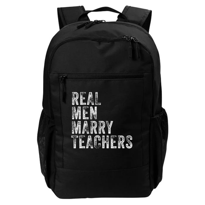 Real Marry Teachers Future Husband Wife Engagement Funny Daily Commute Backpack