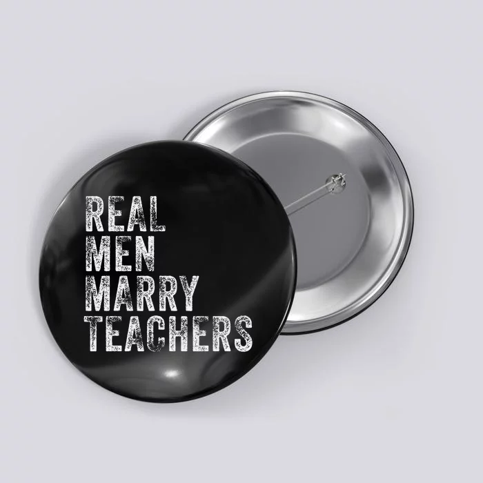 Real Marry Teachers Future Husband Wife Engagement Funny Button