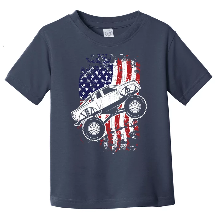 Roar Monster Truck Car Crusher Gift Design Idea Toddler T-Shirt