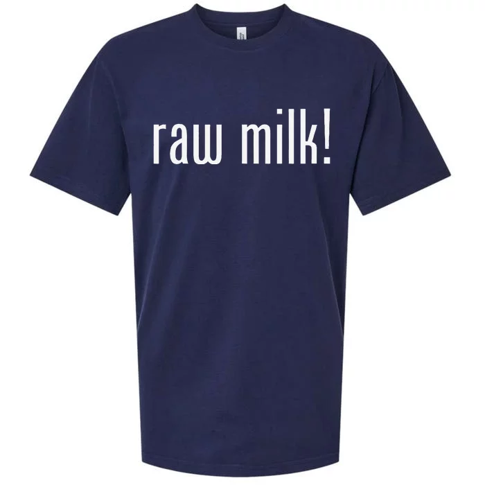 Raw Milk Traditional Dairy Advocate Sueded Cloud Jersey T-Shirt