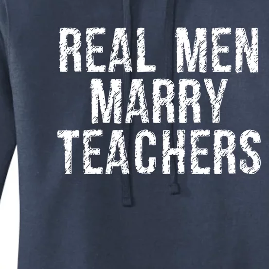 Real Marry Teachers Comical Spouse Clothing Gift Women's Pullover Hoodie