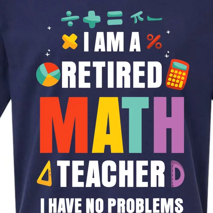 Retired Math Teacher Funny Retirement Quotes For  Wo Sueded Cloud Jersey T-Shirt