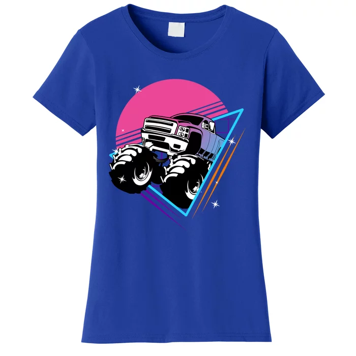 Retro Monster Truck Show Gift Vintage Monster Trucks Gift Women's T-Shirt