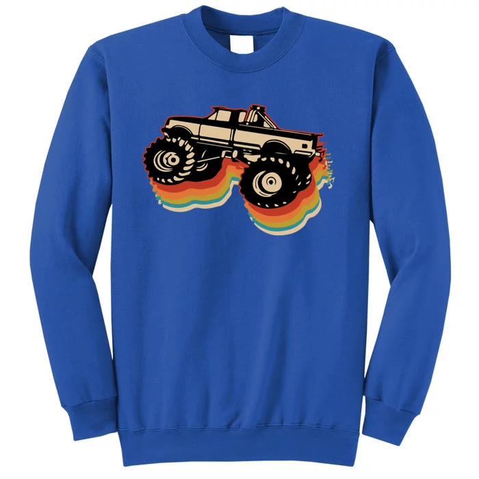 Retro Monster Truck Show Gift Vintage Monster Trucks Gift Sweatshirt