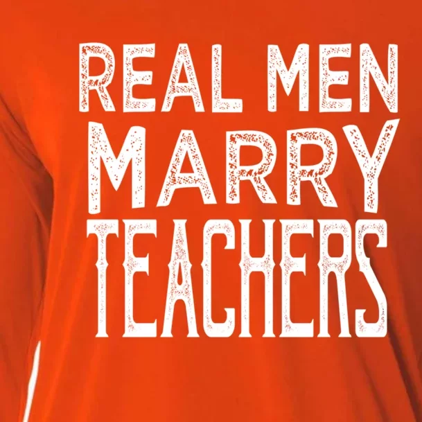 Real Marry Teachers Gift Cooling Performance Long Sleeve Crew